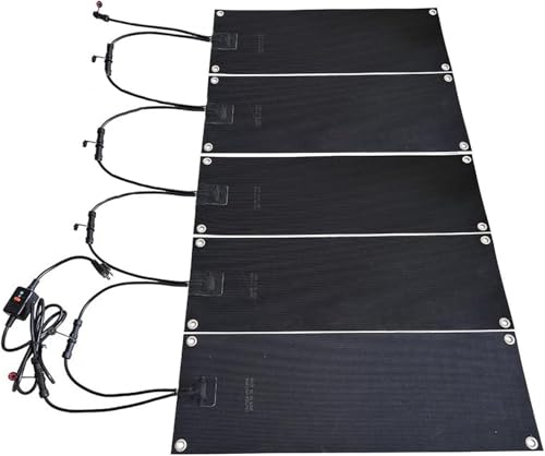 iumLeap Heated Snow Melting Mat for Winter Outdoor Use, Ice and Snow Heated Pad for Stairs, Steps, Doorways, and Walkways, 10x30inch-5 Pieces