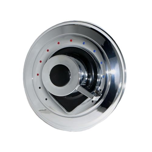YHYPSY Upgrade Parts for Tempress II 7 in. Dia Escutcheon Kit Chrome