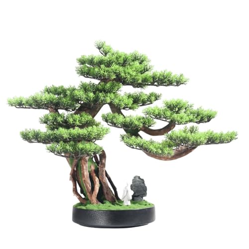 QWERAXZG Pinus Armorus Welcoming Plant Decoration Fake Green Porch Bonsai