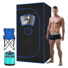 3 1100W Portable Folding Personal Steam Sauna Tent Set Remote Control