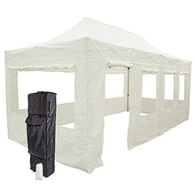 Vispronet 10x20 Aluminum Canopy Tent Kit White - Wind Resistant up to 30mph