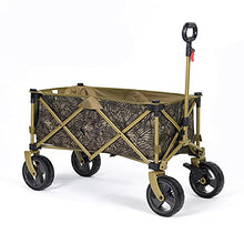 SCZWP8 Outdoor Portable Camping Camper Adjustable Handle Foldable Festival Wagon Flat Folding Folding Cart Transport and Handling Trolley Trailer Pull Cart