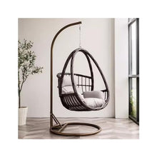 LIAN16PENG Wicker Chairs Hanging Basket Hammock Indoor Household Rocking Chair Balcony Hanging Basket Chair Leisure Outdoor Courtyard Rocking Basket Swing Hanging Chair Patio Chair