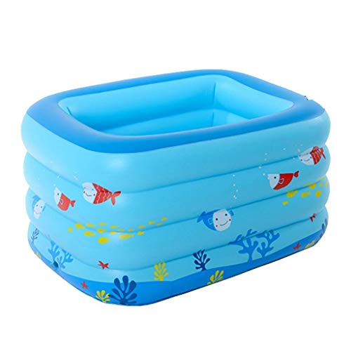 Children's Inflatable Swimming Pool Air Swimming Pool Independent Layered Airbag Height Adjustable Portable Outdoor Indoor Garden Backyard Water Play Back
