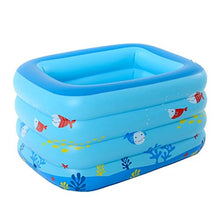 Children's Inflatable Swimming Pool Air Swimming Pool Independent Layered Airbag Height Adjustable Portable Outdoor Indoor Garden Backyard Water Play Back