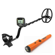 JIQHOHX Underground Metal Detector, Underground Metal Detector Accurate Locating Gold Digger Treasure Hunter Depth 2.5 M Detector Pointer High Accuracy Lightweight (with GP Pointer)