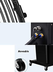 DFEDHF Powerful fan Factory Building Industrial Misting Fan With Oscillating Cooling Mist Humidifier Adjustable Speed Misting Cooling Fan For Home Office And Restaurant Spr