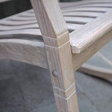 Cambridge Casual Ashford Porch Rocking Chairs Set of 2, Solid Teak Wood Outdoor Rockers with Weathered Grey Finish, Durable Patio Seating for Porch, Deck, Garden, or Backyard Relaxation
