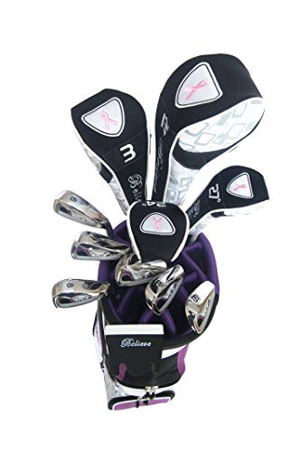 Believe Founders Club Ladies Complete Golf Set Purple Right-Handed