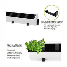 Vertical Garden Planter, Wall Hanging Container Boxes for Three-Dimensional Greening Planting, Family Balcony Vegetable Pot for Vegetables Flowers (Color : White, Size : 57x115cm-6pc)