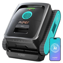 AIPER Scuba V3 AI Vision Cordless Robotic Pool Cleaner, Include Wireless Charging Dock, Smart Waterline Parking & Featherlight Design, Micromesh Multi-Layer Filtration, Blue