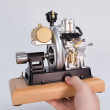 MindXplore RETROL185-Type Micro Single-Cylinder 4-Stroke Engine Model for Classic Vintage Tractor (Pulley Version)