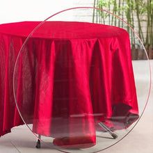 Pealihuy Garden Outdoor Table Top,for Office Desk, Tempered Glass Round,Negotiation Table, Dining Table - Round Glass Table Top Replacement,Good Glossiness,Glass Table Protector(70cm(28 in))