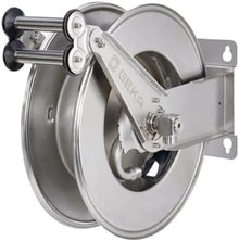 GEKA plus 42.9040.9 Automatic Hose Reel EA15, L x W x H 52 (Including Bracket) x 45 x 23.5, for 15 m 3/4 inch Hoses or 25 m 1/2 inch, Hose Lifter