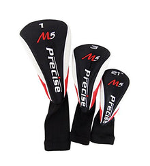 Precise Golf Men's 14-Piece All Graphite Senior Complete Golf Clubs Set Black/Red