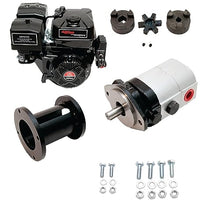 Tool Tuff Log Splitter Build Kit - 15 hp Electric-Start Engine, 28 GPM Pump, Coupler, Mount & Hardware