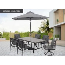 Four Seasons Courtyard Norwalk Patio Dining Arm Chairs, Gray, 4-Pack