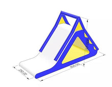 BOZHOUYUPIN Inflatable Floating Water Trampoline Park Triangle Water Slide