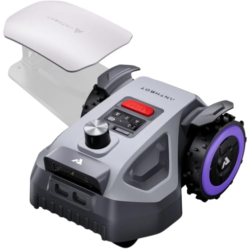ANTHBOT M5 LIDAR Robotic Lawn Mowers, 1/8 Acre Wire-Free Dual Vision