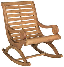 Safavieh Outdoor Collection Sonora Rocking Chair, Teak Brown