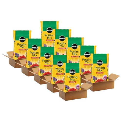 Miracle-Gro 10 Pack Potting Soil Mix for Container Plants and Flowers