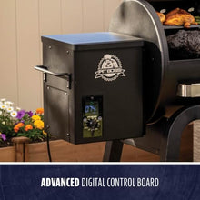 Pit Boss 700 Carbon Series Wood Pellet Grill & Smoker with LCD Digital Controller, 718-Sq. in. Cooking Space, 180°F to 500°F Temperature Range, Meat Probe, 13.5 lb. Pellet Hopper, Black