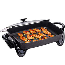 AFPSDLFJDLS Multi Function Household Electric Grills Griddles Hot Pot BBQ Machine Non Stick Pan