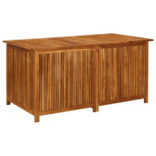 GBCDSWBR Garden Storage Box 59.1x31.5x29.5 in Acacia Wood Patio Bench