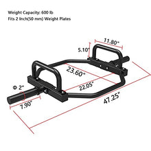 VEITEOX FTY Hex Trap Barbell Bar - High Hexagon Deadlift & Squat Bar