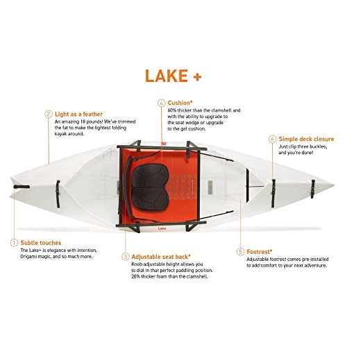 Oru Kayak Foldable Lake Sport Kayak Black