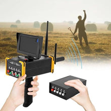 JDXQBLD Underground Metal Scanner, Professional Gold Detector, Handheld Metal Finder Gold Detector with High Definition Screen, Search Range 0-99 M & Detection Depth 0-16 M for Gold,