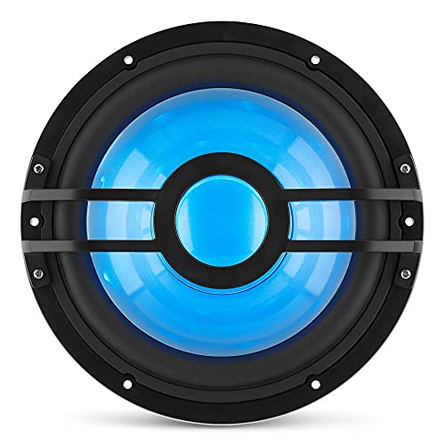 Clarion Marine 4 Channel Amp & 7.7" Speakers with 10" Grey Grill Boat Audio Bundle
