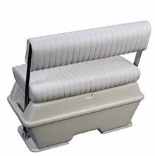 Moeller Deluxe 72-Quart Swing Back Cooler Livewell Boat Seat Green