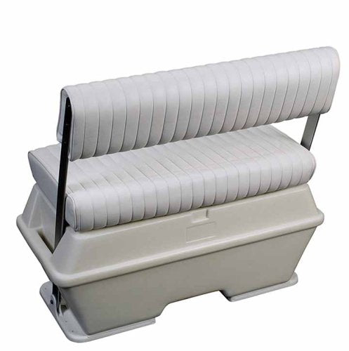 Moeller Deluxe 72-Quart Swing Back Cooler Livewell Boat Seat Green