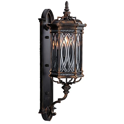Fine Art Lamps Warwickshire Outdoor Wall Sconce Lighting Patina