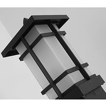 ANALYST Wall Lighting, Traditional Outdoor Lawn Lights E27 1-Light Waterproof Path Lights Glass Shade Yard Lamps IP54 Exterior Floor Mount Lighting Fixture for Pathway Walkway Porch Garden