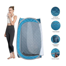 ZDGsrgWRG 4L Portable Folding Personal Steam Sauna Tent Set Remote Control