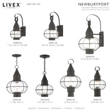 Livex Lighting 26905-04 Lanterm from Newburyport 1-Light Fixture, Black