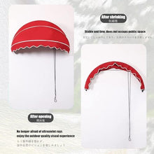 GFJYKDL Retractable Telescopic Garden Sun Shade Canopy Waterproof Awning 39.37in Diameter Outdoor Patio Umbrella with Protection and Adjustable Height,A-Diameter:150cm/59.05in