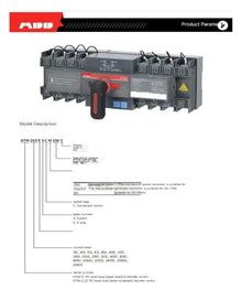 MGMYVDDGVW Dual-Power Automatic Transfer Switch PC-Grade OTM160E4C10D380C, OTM200E4C10D380C, OTM250E4C10D380C Switching(OTM200E4C10D380C)