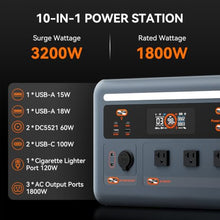 Portable Power Station 1024Wh LiFePO4 Battery Solar Generator