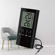 Digital Indoor Outdoor Street Thermometer in/Out Room Temperature Meter Instrument LCD Display for Home Office (D)