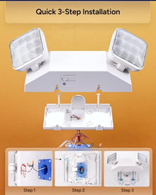 Sunco 30 Pack LED Emergency Lights for Outages, 90 Minute Backup Battery