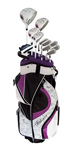 Believe Founders Club Ladies Complete Golf Set Purple Right-Handed