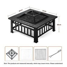 cfycfy987 Grilling Table Household Indoor Barbecue Table Outdoor Charcoal Grill Stove Yard Heating Cooking Tea Outdoor