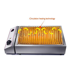 AFPSDLFJDLS Household Smokeless Electric Barbecue Machine Grill Smoke Free Iron Plate Heating