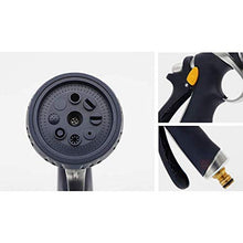 XIXIDIAN Hose Nozzle, Heavy Duty Hose Sprayer with 8 Adjustable Watering Patterns, Thumb Control Garden Hose Nozzle with Ergonomic Grip,