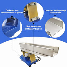 BEILOCKERY 110V/220V Electromagnetic Vibrating Feeder, GZV-3 Shaking Feeding Machine 3000-3600r/min, 30W Mini Vibration Feeder for Granular and Powdery Materials with Controller