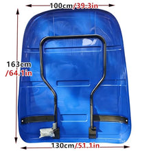 Universal Tractor Sunshade Canopy Durables Plastic Roof with Steel Frame,Weather Resistants Tractor Top Cover for Farming*Ranching,4 Color Options 2 Size Choices,White-130 * 163cm