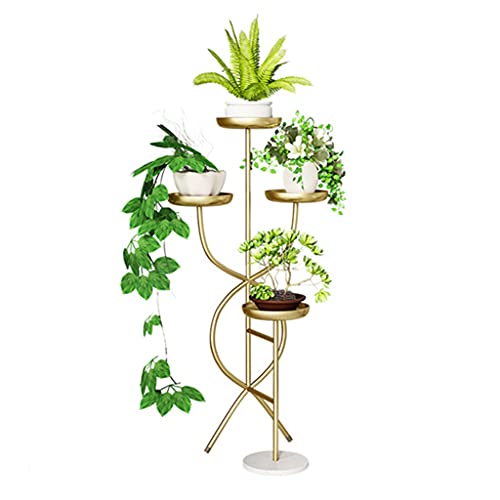 DTTLYQF Iron Living Room Plant Rack Office Multi-layer Flower Stand Decoration(E)